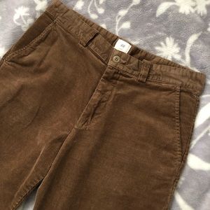 H&M Tan Corduroy Pants